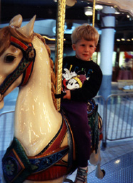 evan on a horse